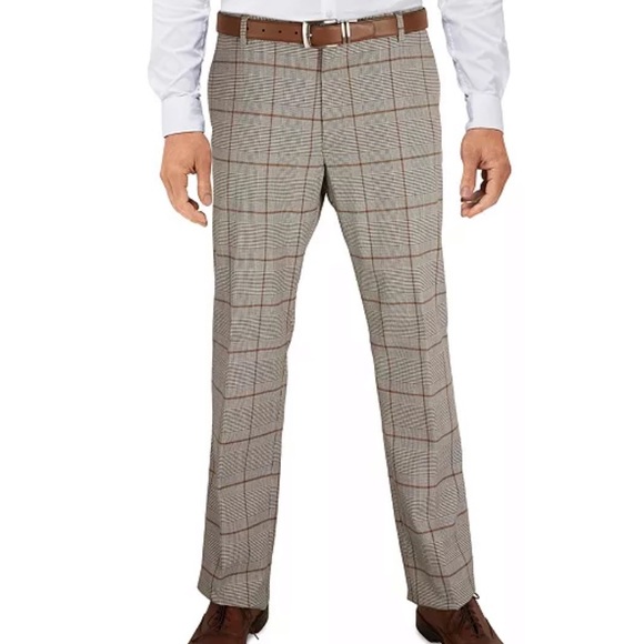 NEW!! Tommy Hilfiger men’s blk/white/brown pan… - Picture 1 of 4